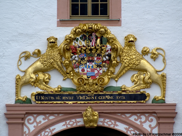 Eingang Schloß Augustusburg